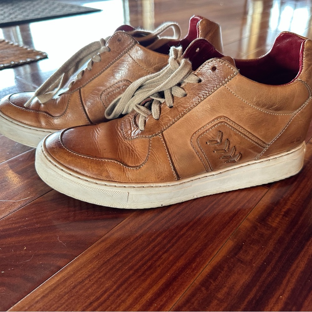 Bed Stu Tan Leather Women's Sneakers